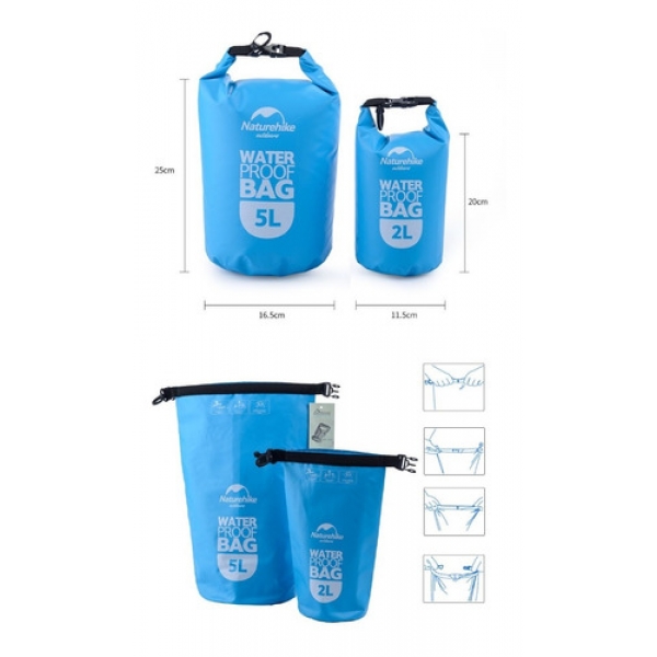 Saco Estanque Naturehike - 2L - Verde