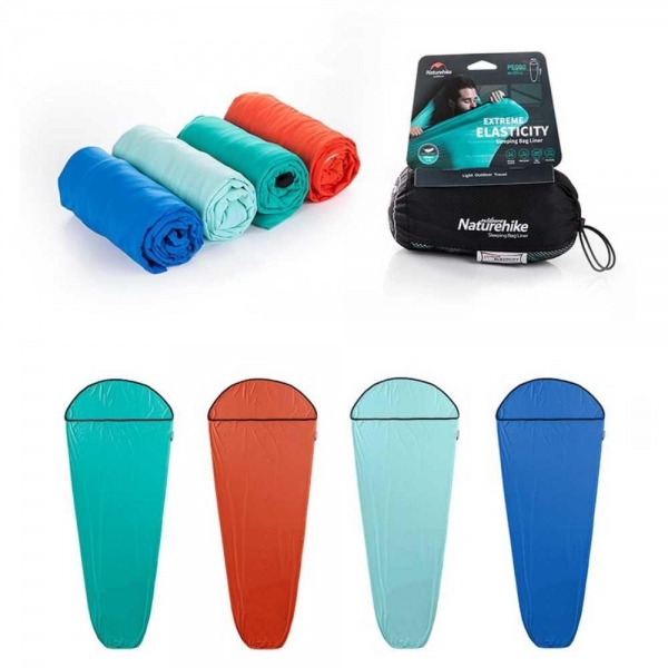 Liner Stretch Para Saco De Dormir Naturehike - Azul