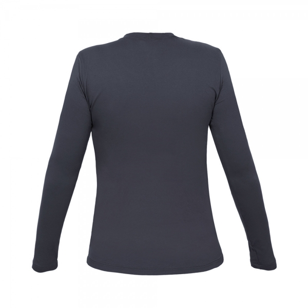 Camiseta Curtlo Feminina Longa - Active Fresh UV50+ - Preto