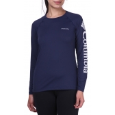 Camiseta Feminina Columbia - Aurora - Manga Longa - Azul-escuro