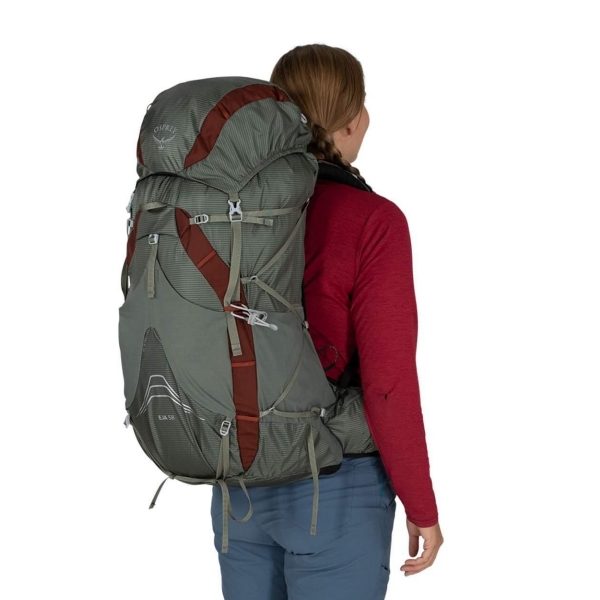 Mochila Osprey Eja 48L Feminina Semi Cargueira - Cinza