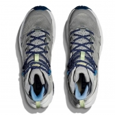Bota Hoka Anacapa Breeze Mid Masculina - Cinza-azul