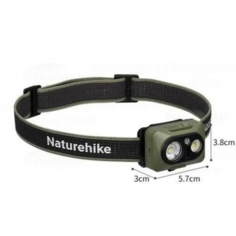 Lanterna de Cabeça Naturehike 500 Lumens IP66 Recarregável