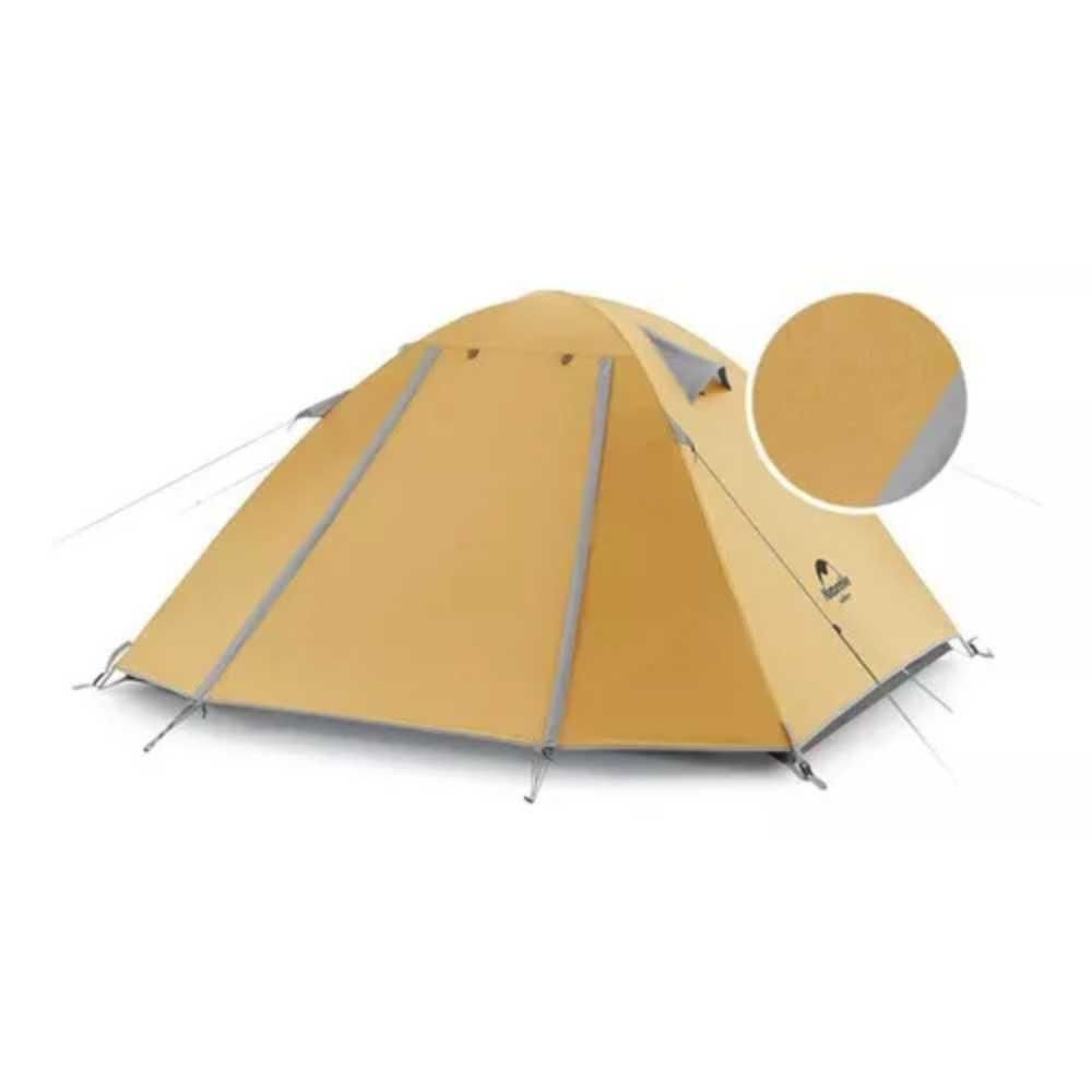 Barraca Naturehike 4 Pessoas - Pro Series 4 UFP50+ - Amarelo-escuro