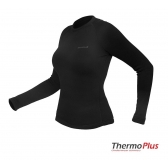 Blusa Segunda Pele Feminina Thermoplus - Curtlo - Preto