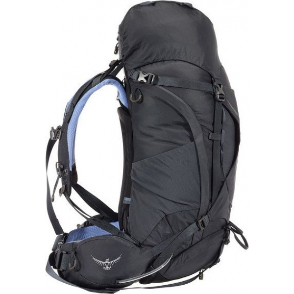 Mochila Semi Cargueira Osprey - Kyte Feminina 46L - Cinza-escuro