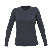 Camiseta Curtlo Feminina Longa - Active Fresh UV50+ - Chumbo
