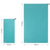 Toalha Ultralight Quick Dry Naturehike - Tamanho M - Azul-piscina