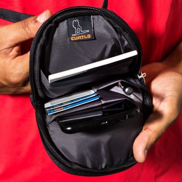 Travel Organizer Curtlo - Necessaire Porta Documentos - Preto
