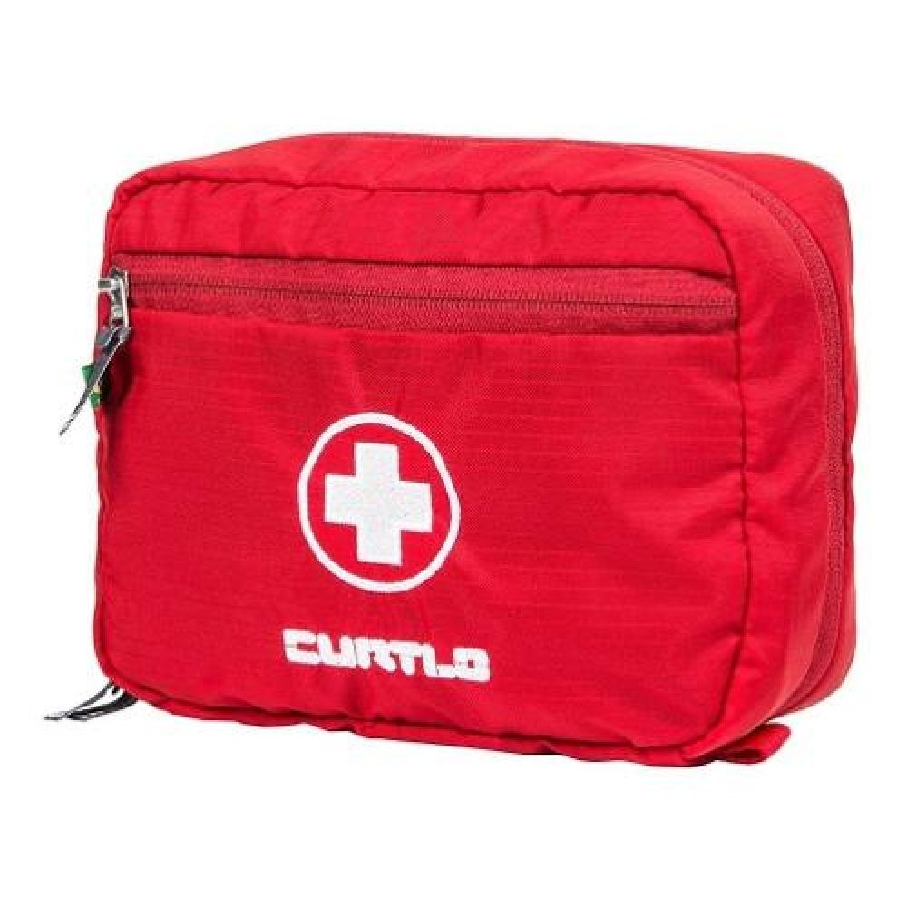 Nécessaire Curtlo Tamanho M - Kit Primeiros Socorros - Vermelho