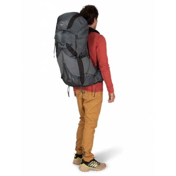 Mochila Osprey Exos 48L Semi Cargueira Masculina - Cinza