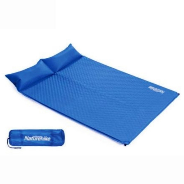 Isolante Auto Inflável Naturehike Mat Casal com Travesseiro