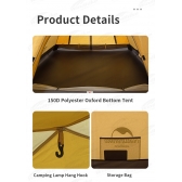 Barraca Camping Naturehike 3 Pessoas - Pro Series 3P UFP50+ - Amarelo