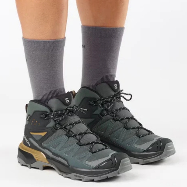 Bota Salomon X Ultra 360 Masculina - Cinza
