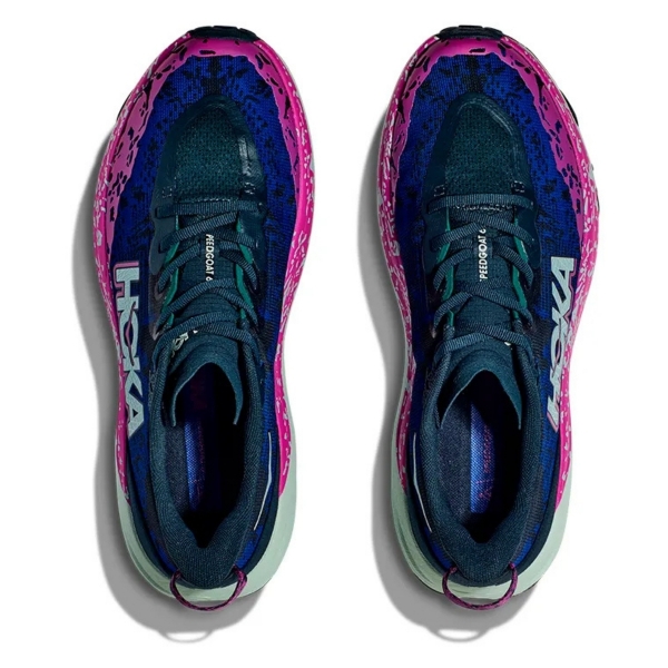 Tênis Masculino Hoka - Speedgoat 6 - Azul-rosa
