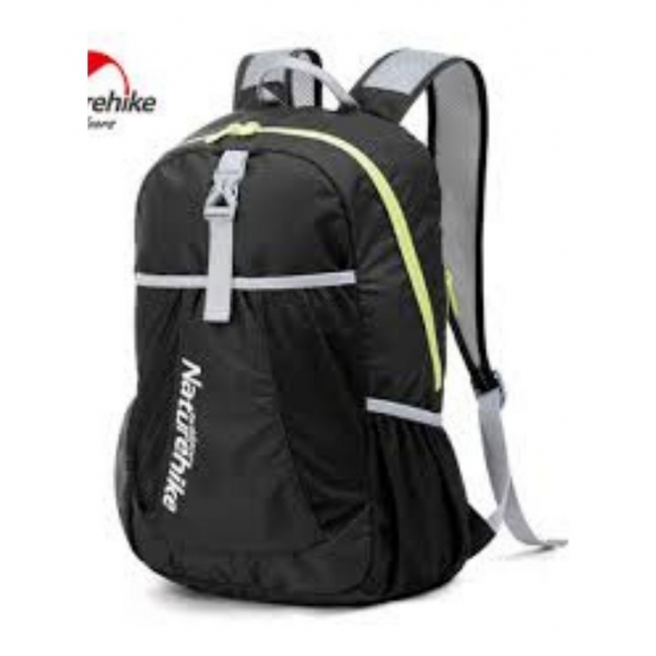 Mochila Dobrável Trekking Naturehike - Folding Bag 22L - Preto