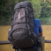 Mochila Cargueira Curtlo - Hiker 60+10L - Preto