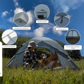 Barraca Naturehike 2 Pessoas - Pro Series 2 UFP50+ - Azul-escuro