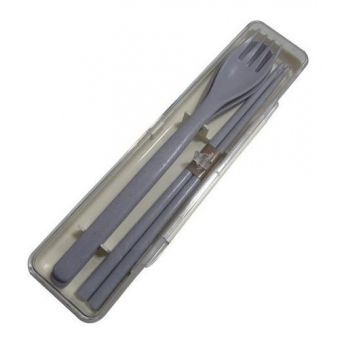 Conjunto De Talheres De Fibra De Trigo - Naturehike - Azul