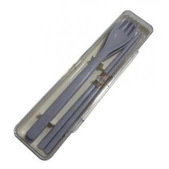 Conjunto De Talheres De Fibra De Trigo - Naturehike - Azul