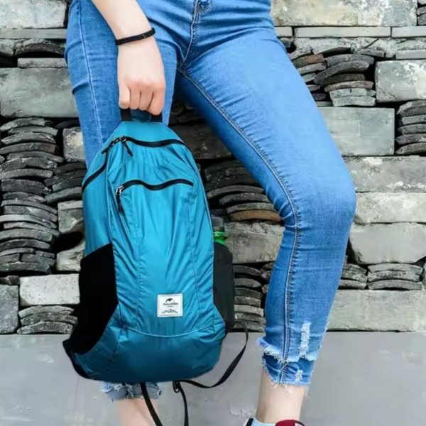 Mochila Dobrável Compacta Daypack - Naturehike 18L - Azul