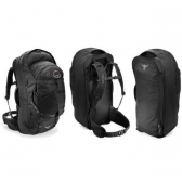 Mochila Osprey Farpoint 55L 3 em1 Bolsa + Mochila + Mala - Cinza-escuro