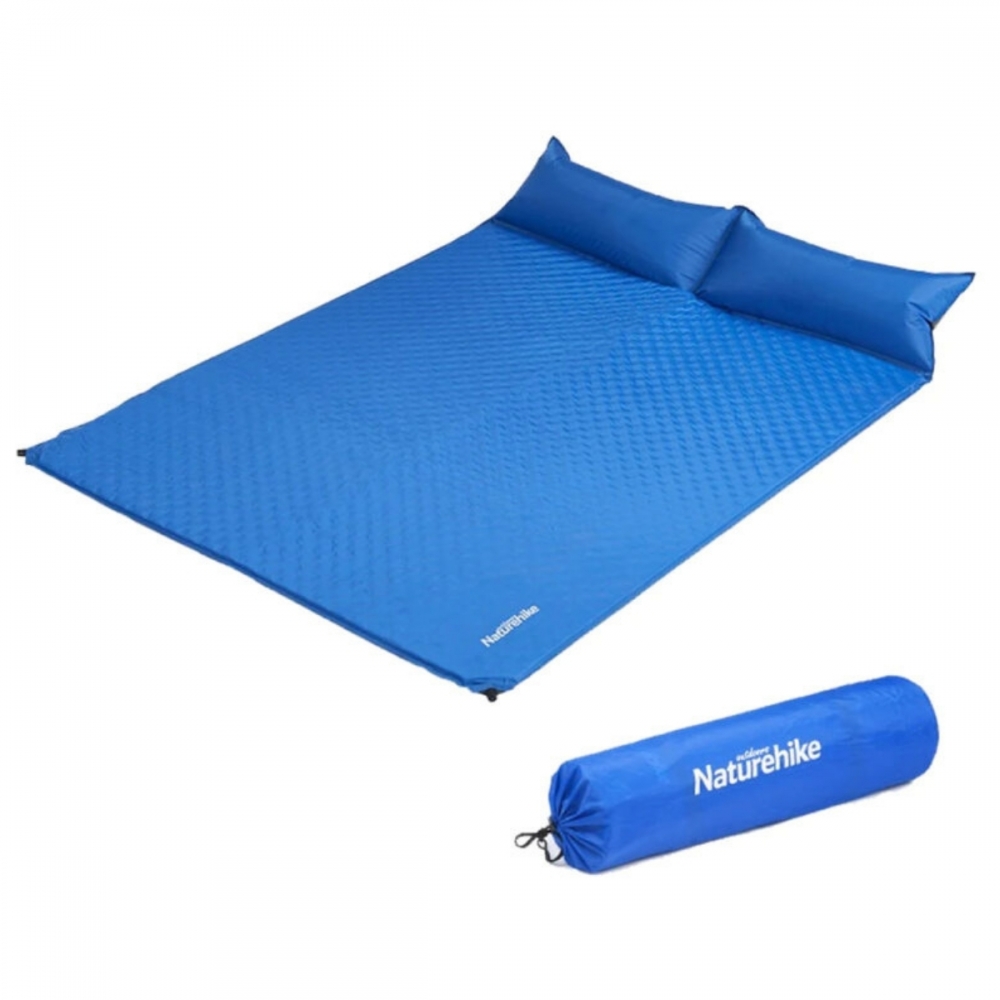 Isolante Auto Inflável Naturehike Mat Casal com Travesseiro