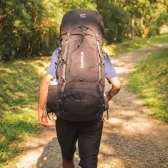 Mochila Cargueira Curtlo - Hiker 50+10L - Preto