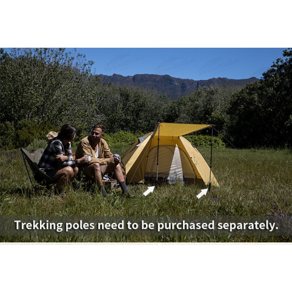 Barraca Camping Naturehike 3 Pessoas - Pro Series 3P UFP50+ - Amarelo