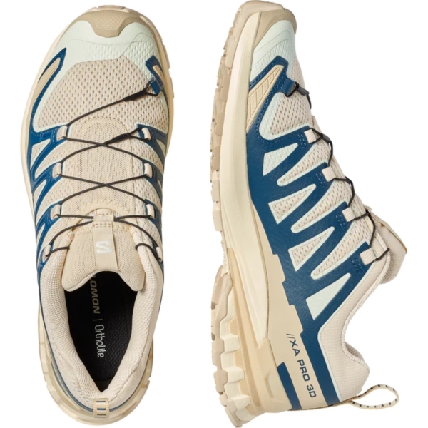 Tênis Salomon XA PRO 3D V9 Masculino - Bege-azul