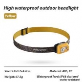 Lanterna de Cabeça 300L Naturehike - IP68 - Amarelo