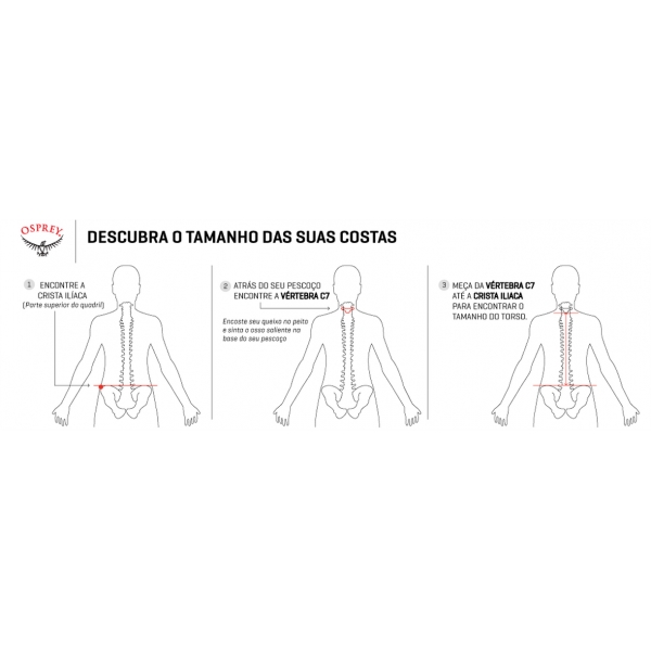 Mochila Semi Cargueira Osprey - Kyte Feminina 46L - Cinza-escuro