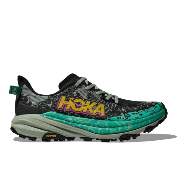 Tênis Feminino Hoka - Speedgoat 6 - Grafite-verde
