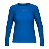 Camiseta Curtlo Feminina Longa - Active Fresh UV50+ - Azul