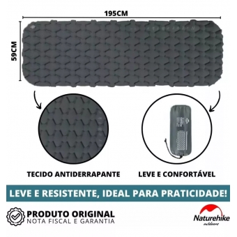 Isolante Inflável Naturehike - Sleeping Pad FC-10