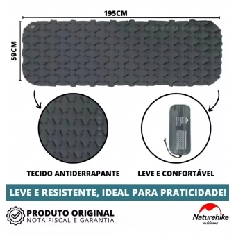 Isolante Inflável Naturehike - Sleeping Pad FC-10