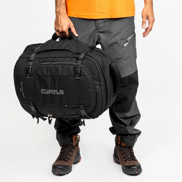 Mochila de Viagem Cabine do Avião Curtlo - Journey Cabin 40L - Preto