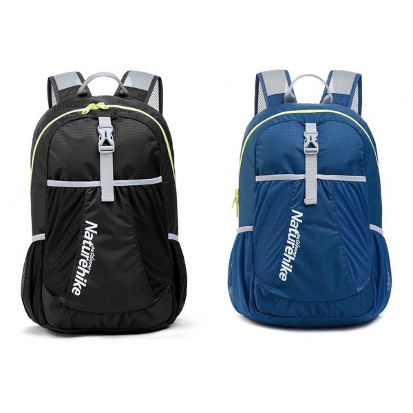 Mochila Dobrável Trekking Naturehike - Folding Bag 22L - Preto