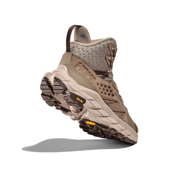 Bota Masculina Hoka - Anacapa Breeze Mid - Marrom-claro