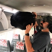 Mochila de Viagem Cabine do Avião Curtlo - Journey Cabin 40L - Preto