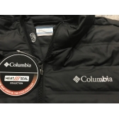 Jaqueta Masculina Pluma Ganso Columbia - Lake 22 Down Capuz - Preto