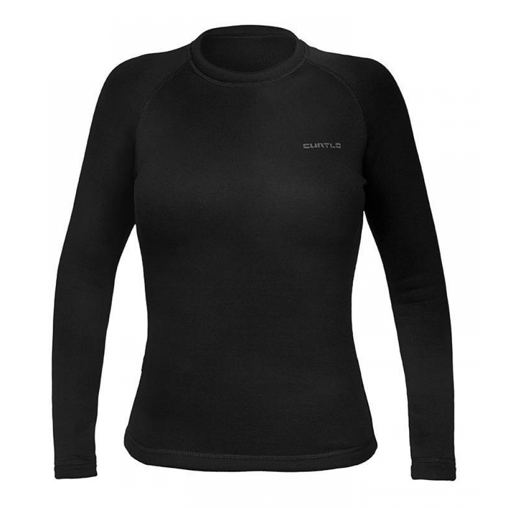 Blusa Segunda Pele Feminina Thermoplus - Curtlo - Preto
