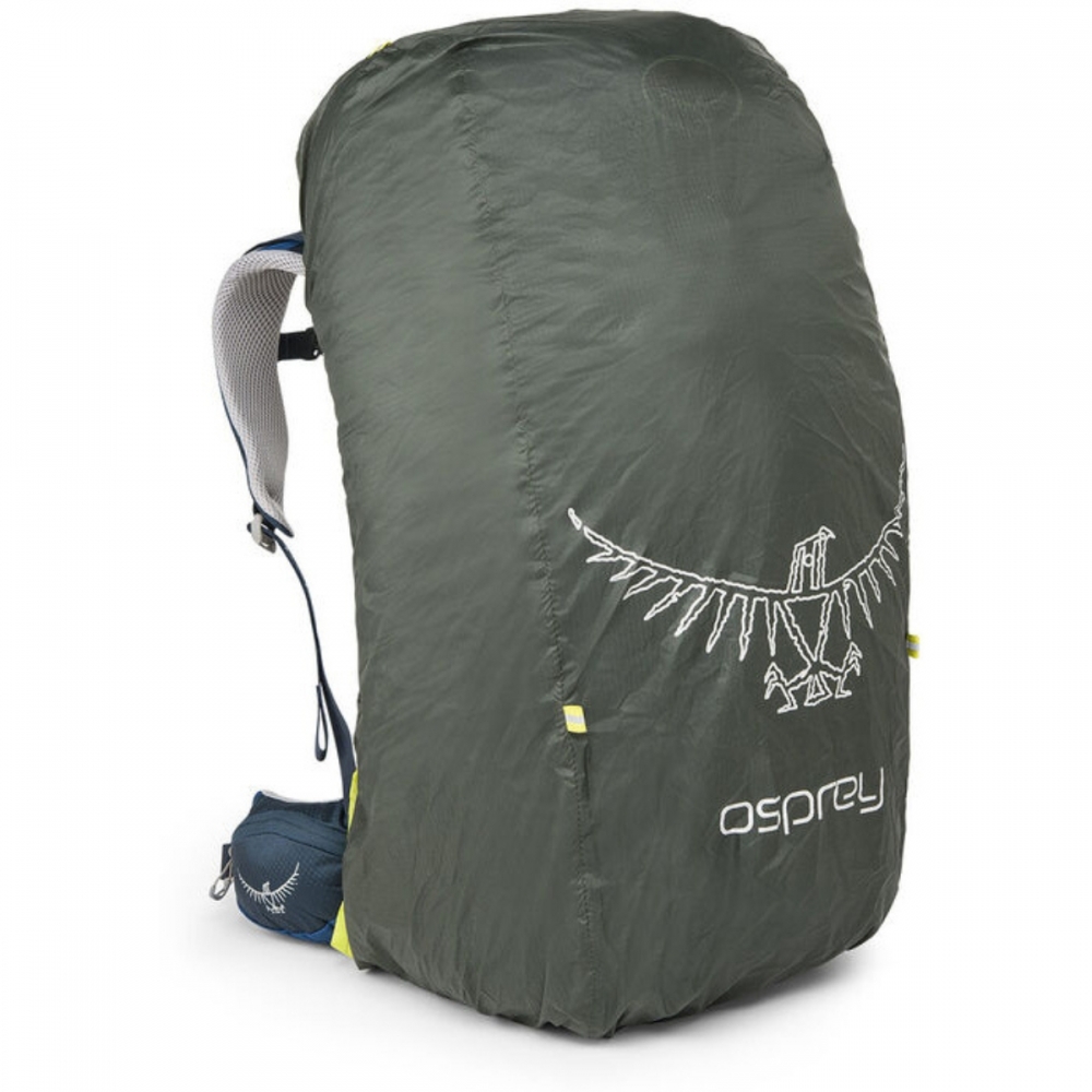 Capa De Chuva Mochila Osprey M - Ultralight Raincover 30-50L - Cinza-escuro