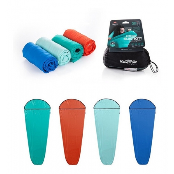 Liner Stretch Para Saco De Dormir - Naturehike - Laranja