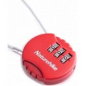 Cadeado Com Senha Naturehike - Mini Password - Vermelho