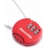Cadeado Com Senha Naturehike - Mini Password - Vermelho