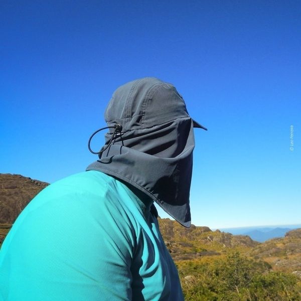 Boné Curtlo Legionário - Expedition EC 50+ - Preto