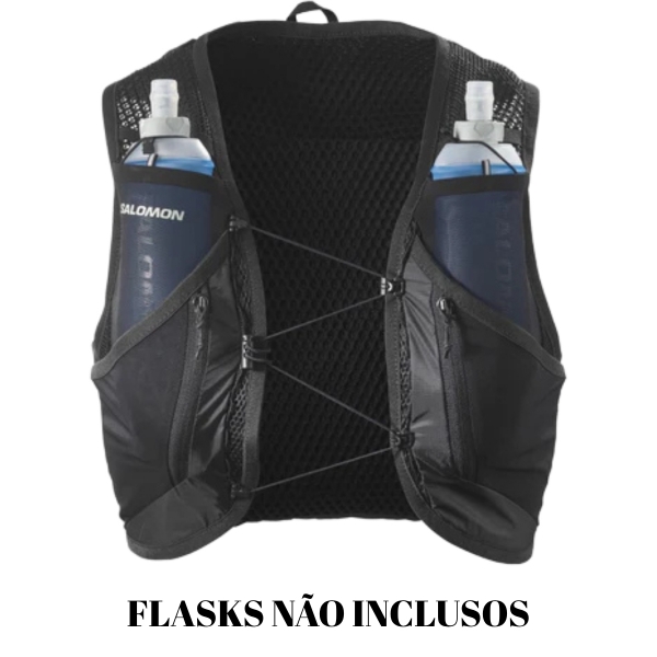 Mochila Colete de Hidratação Salomon Act Skin 12l - Preto
