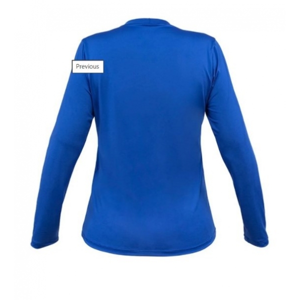 Camiseta Curtlo Feminina Longa - Active Fresh UV50+ - Azul