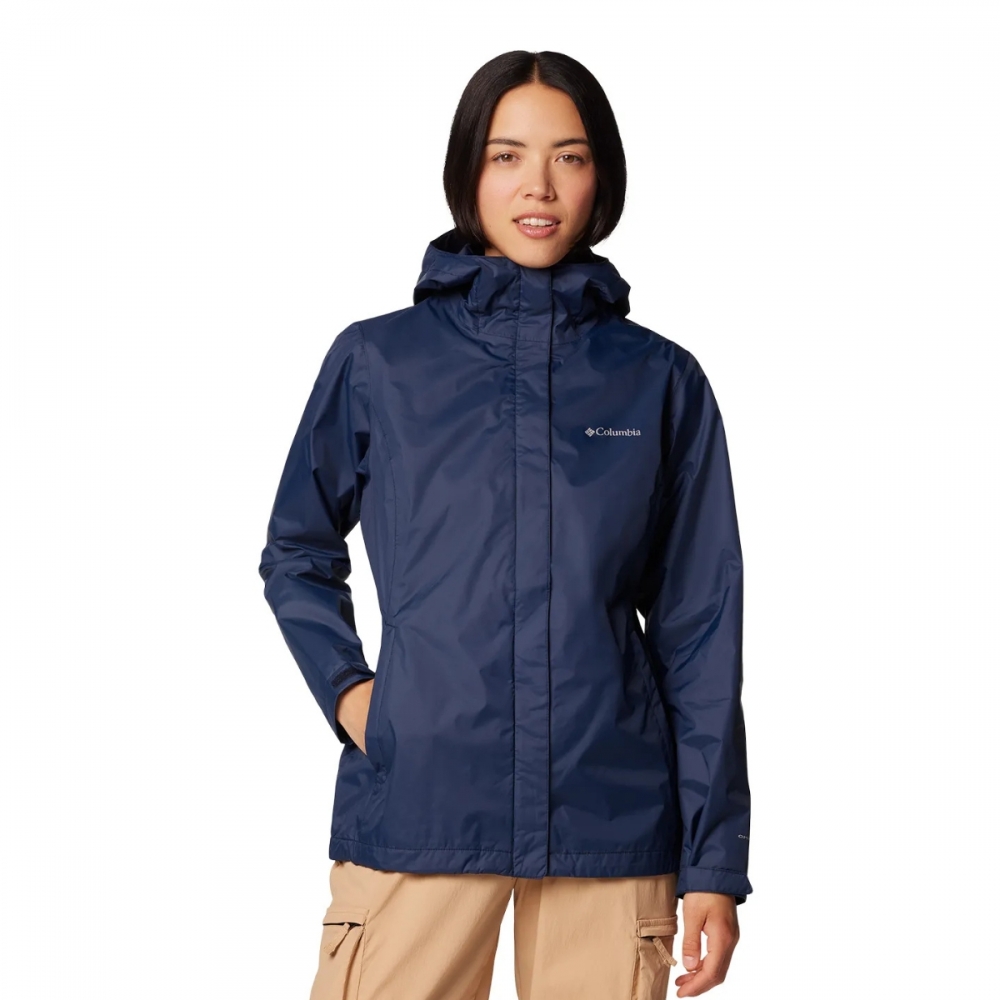 Jaqueta Columbia Arcadia Feminina Impermeável - Azul-marinho